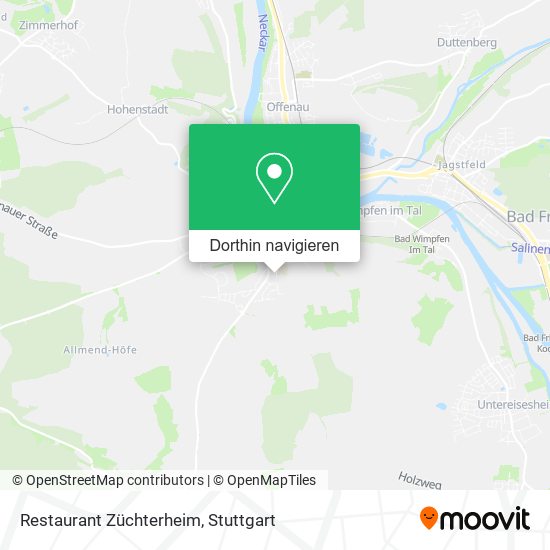 Restaurant Züchterheim Karte