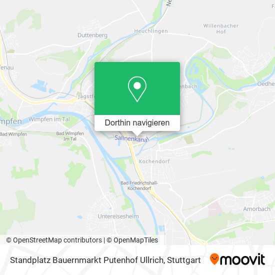 Standplatz Bauernmarkt Putenhof Ullrich Karte