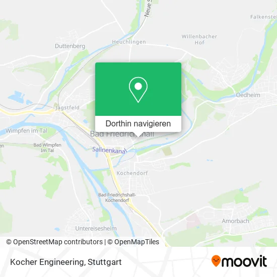 Kocher Engineering Karte