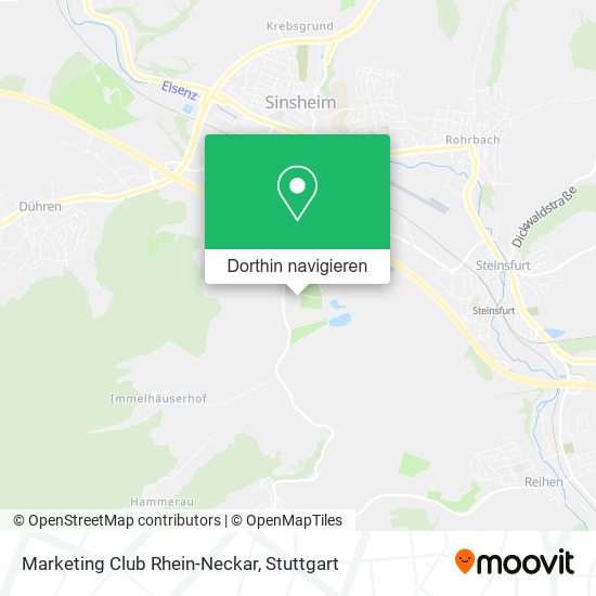 Marketing Club Rhein-Neckar Karte