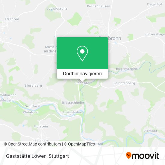 Gaststätte Löwen Karte