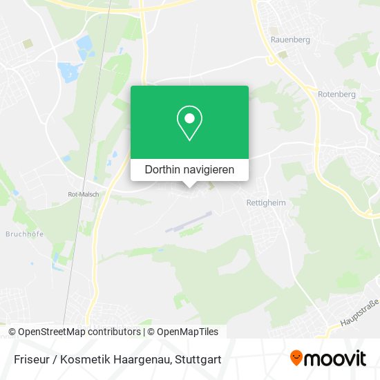 Friseur / Kosmetik Haargenau Karte