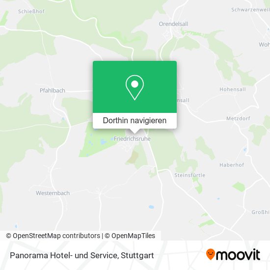 Panorama Hotel- und Service Karte