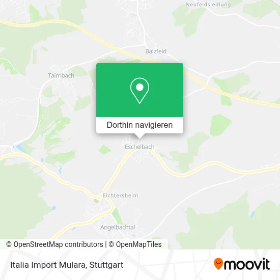 Italia Import Mulara Karte