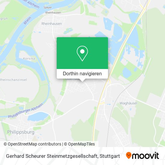 Gerhard Scheurer Steinmetzgesellschaft Karte