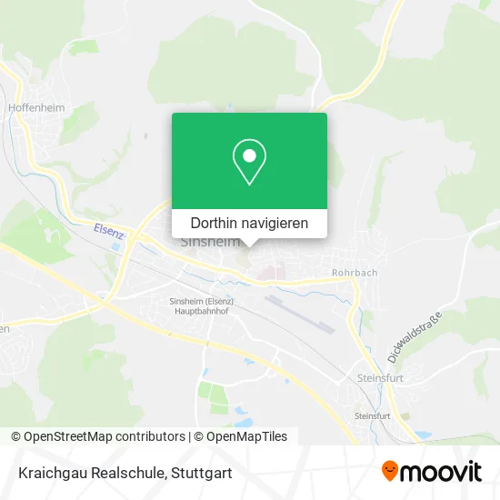 Kraichgau Realschule Karte