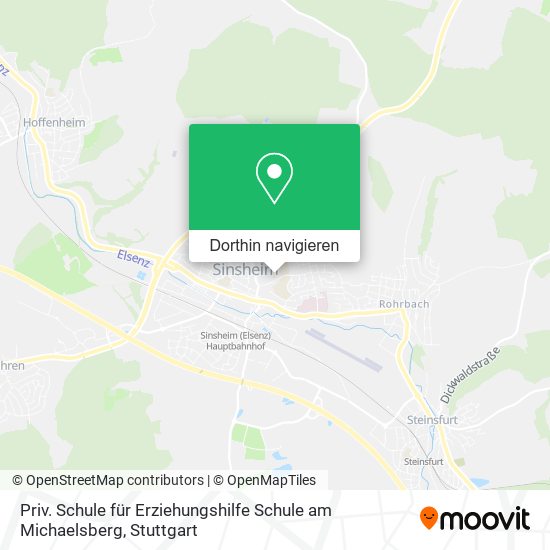 Priv. Schule für Erziehungshilfe Schule am Michaelsberg Karte