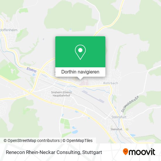 Renecon Rhein-Neckar Consulting Karte