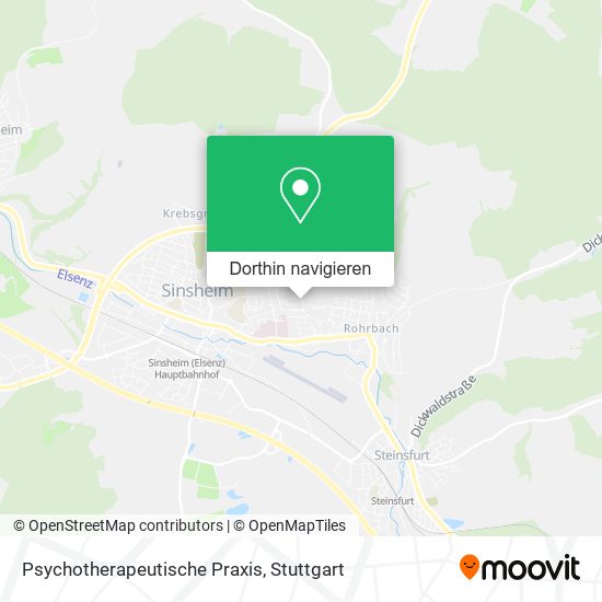 Psychotherapeutische Praxis Karte