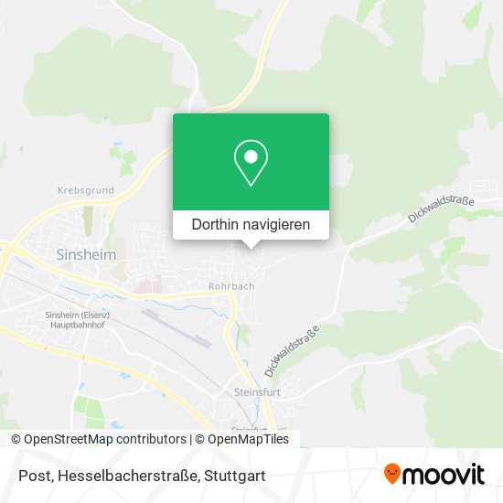 Post, Hesselbacherstraße Karte