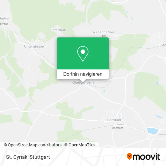 St. Cyriak Karte