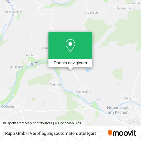 Rupp GmbH Verpflegungsautomaten Karte
