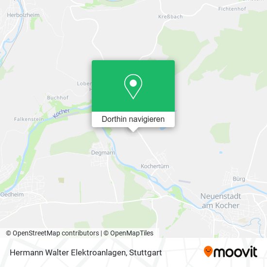 Hermann Walter Elektroanlagen Karte