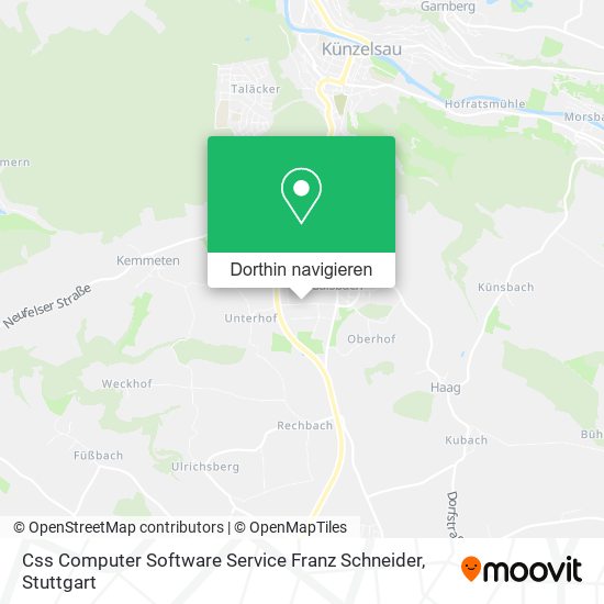 Css Computer Software Service Franz Schneider Karte