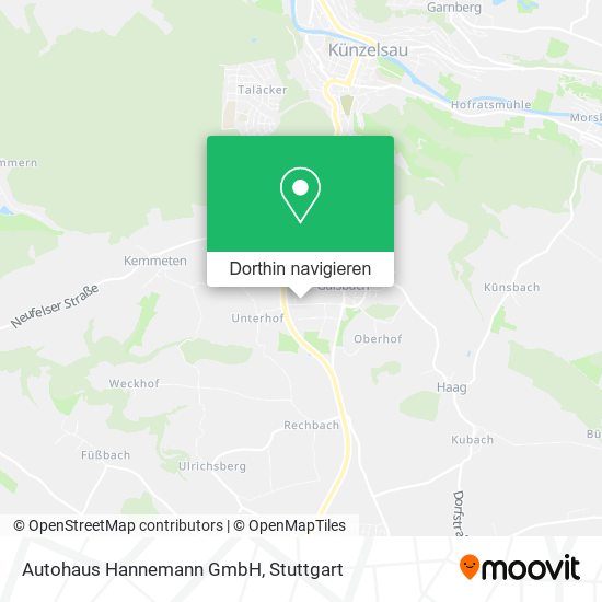 Autohaus Hannemann GmbH Karte