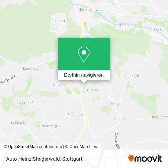 Auto Heinz Steigerwald Karte