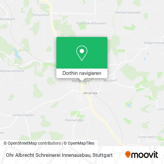 Ohr Albrecht Schreinerei Innenausbau Karte