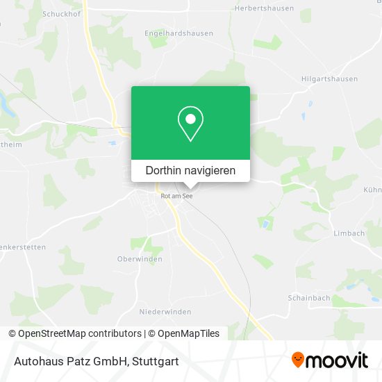 Autohaus Patz GmbH Karte