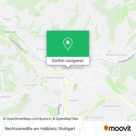Rechtsanwälte am Hallplatz Karte