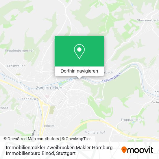 Immobilienmakler Zweibrücken Makler Homburg Immobilienbüro Einöd Karte