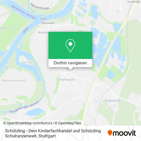Schützling - Dein Kinderfachhandel und Schützling Schulranzenwelt Karte