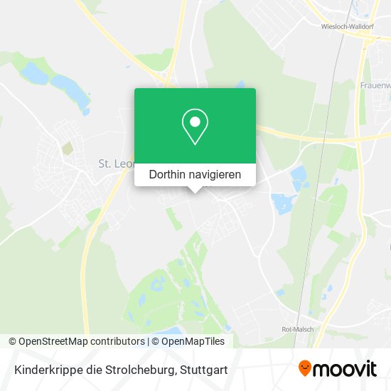 Kinderkrippe die Strolcheburg Karte