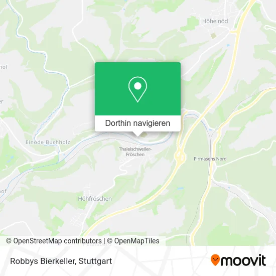 Robbys Bierkeller Karte