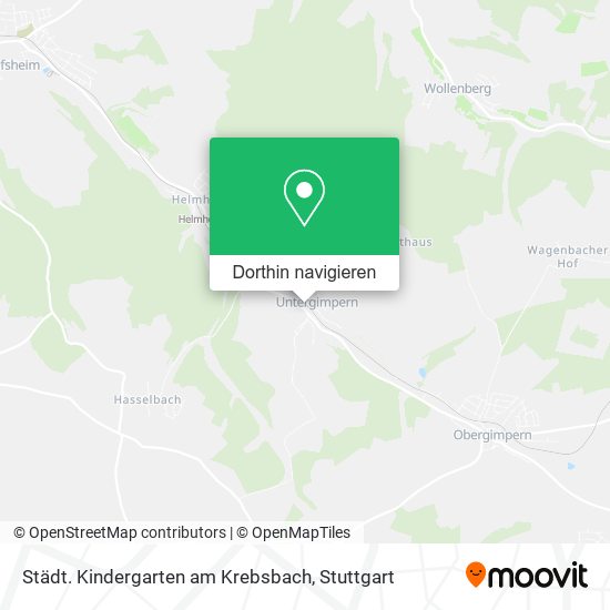 Städt. Kindergarten am Krebsbach Karte
