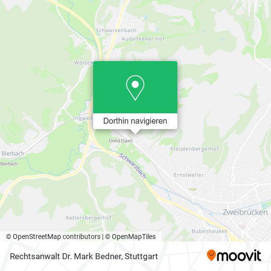 Rechtsanwalt Dr. Mark Bedner Karte