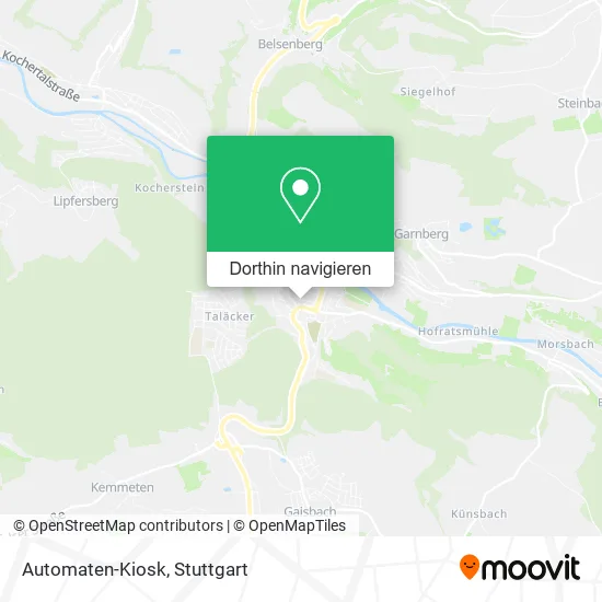 Automaten-Kiosk Karte