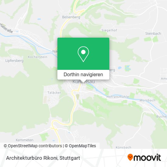 Architekturbüro Rikoni Karte