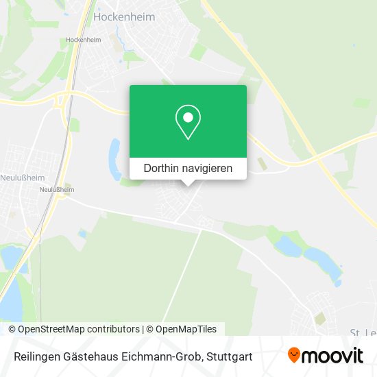 Reilingen Gästehaus Eichmann-Grob Karte