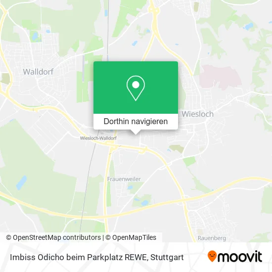 Imbiss Odicho beim Parkplatz REWE Karte