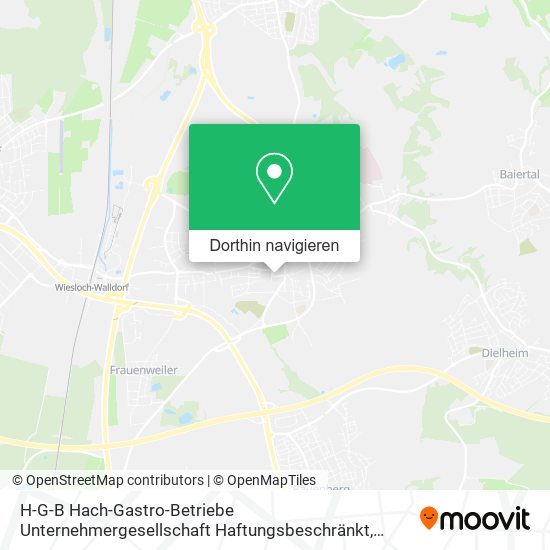 H-G-B Hach-Gastro-Betriebe Unternehmergesellschaft Haftungsbeschränkt Karte