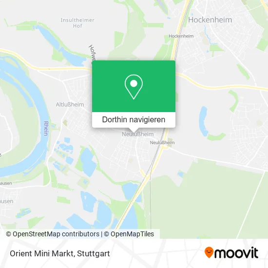 Orient Mini Markt Karte