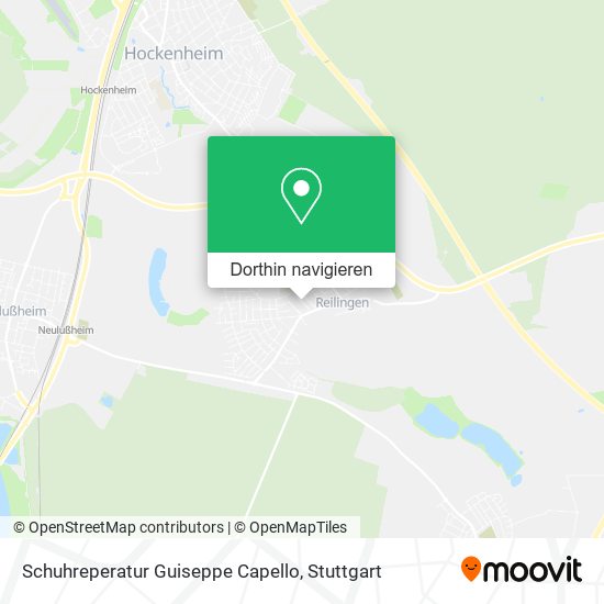 Schuhreperatur Guiseppe Capello Karte