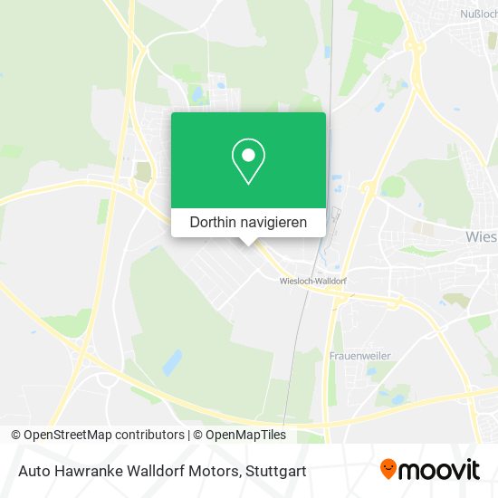 Auto Hawranke Walldorf Motors Karte