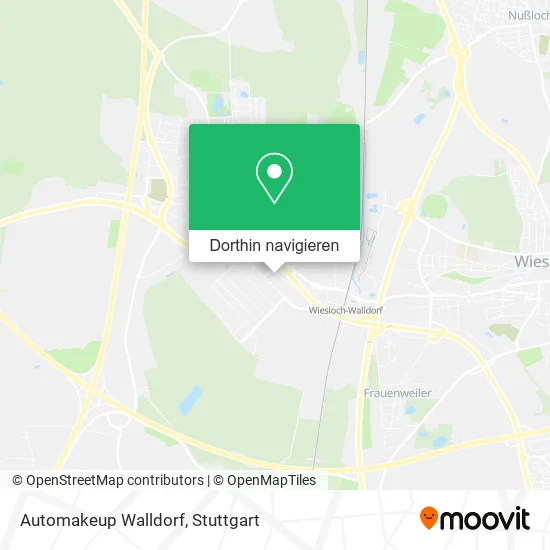 Automakeup Walldorf Karte