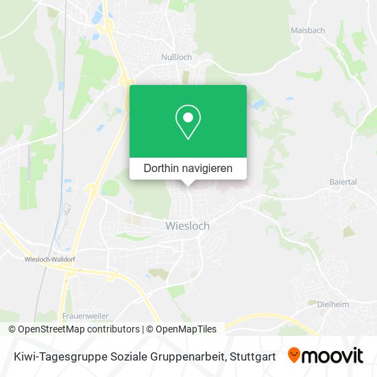 Kiwi-Tagesgruppe Soziale Gruppenarbeit Karte
