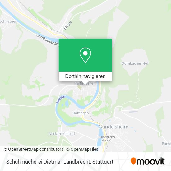 Schuhmacherei Dietmar Landbrecht Karte