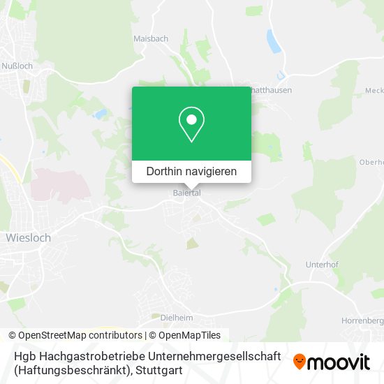 Hgb Hachgastrobetriebe Unternehmergesellschaft (Haftungsbeschränkt) Karte