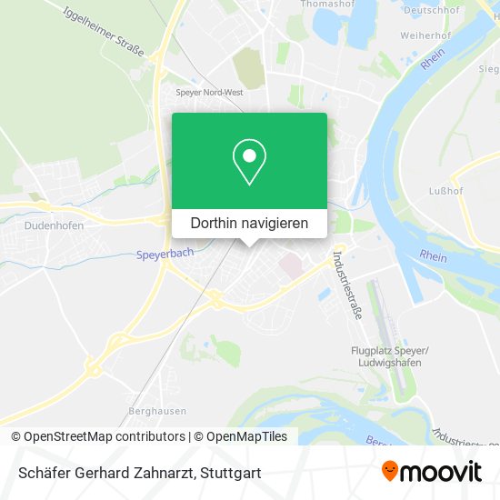 Schäfer Gerhard Zahnarzt Karte
