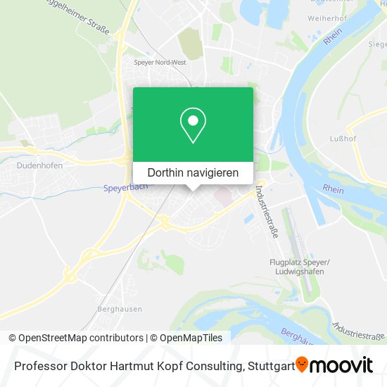 Professor Doktor Hartmut Kopf Consulting Karte