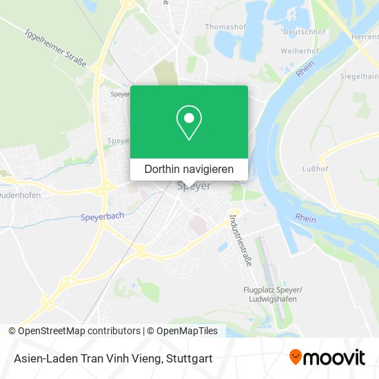 Asien-Laden Tran Vinh Vieng Karte