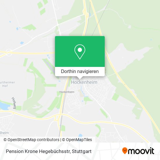 Pension Krone Hegebüchsstr Karte