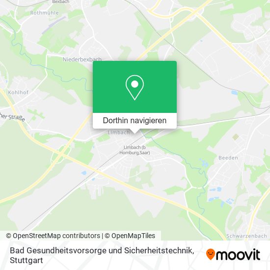 Bad Gesundheitsvorsorge und Sicherheitstechnik Karte