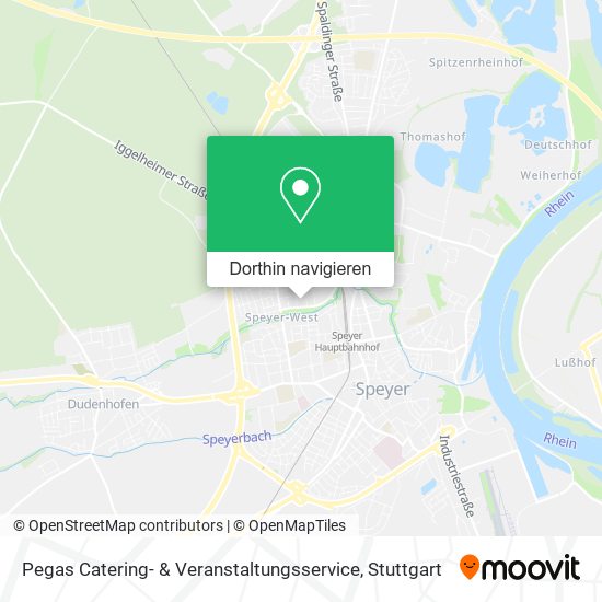 Pegas Catering- & Veranstaltungsservice Karte