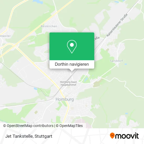 Jet Tankstelle Karte