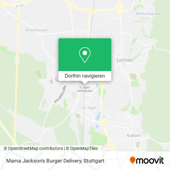 Mama Jackson's Burger Delivery Karte