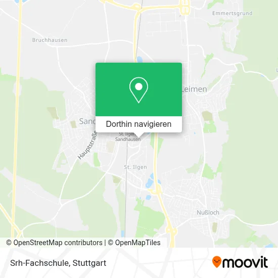 Srh-Fachschule Karte